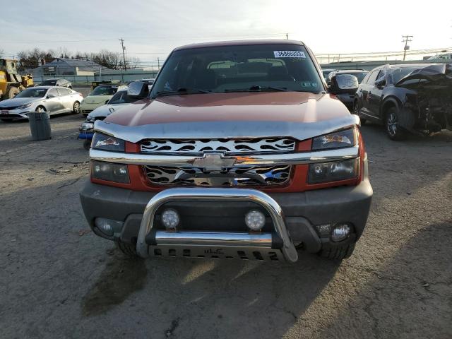 3GNEK13T53G153900 - 2003 CHEVROLET AVALANCHE ORANGE photo 5