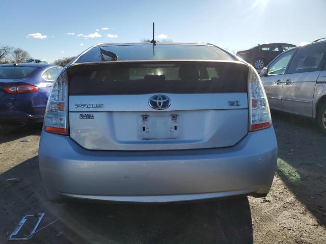 JTDKN3DU9A0062202 - 2010 TOYOTA PRIUS SILVER photo 6