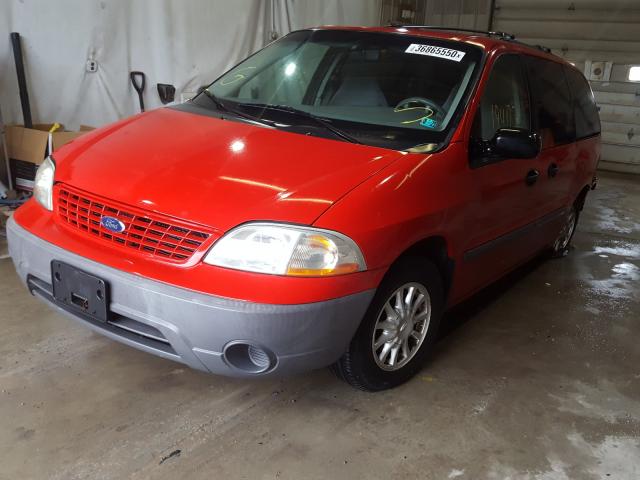 2FMZA51491BB84496 - 2001 FORD WINDSTAR LX  photo 2