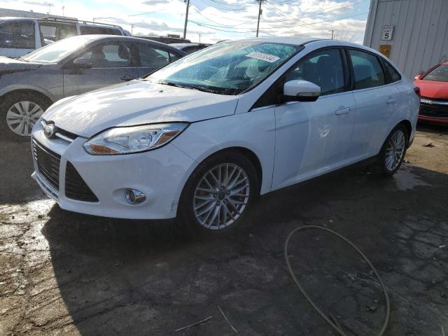 1FAHP3H29CL370698 - 2012 FORD FOCUS SEL WHITE photo 1