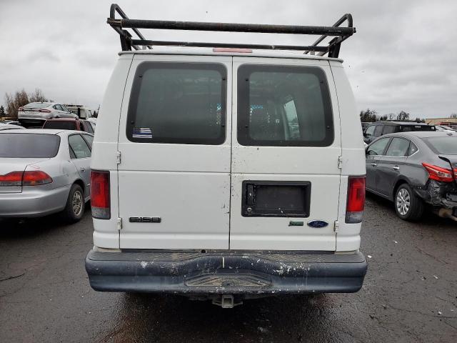 1FTNE14W09DA57395 - 2009 FORD ECONOLINE E150 VAN WHITE photo 6