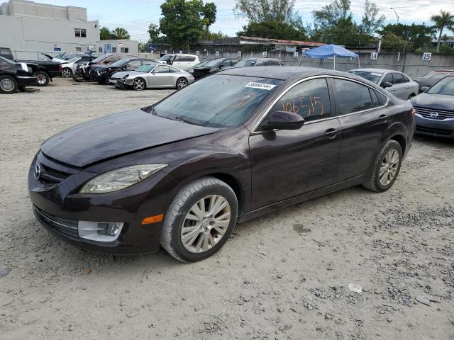 1YVHZ8CH3A5M55240 - 2010 MAZDA 6 I BURGUNDY photo 1