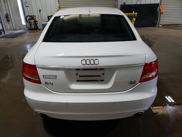 WAUDH74F38N077569 - 2008 AUDI A6 3.2 QUATTRO WHITE photo 6