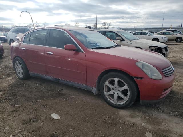 JNKCV51EX3M331217 - 2003 INFINITI G35 RED photo 4