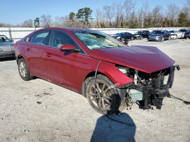 5NPE24AFXFH096290 - 2015 HYUNDAI SONATA SE RED photo 4