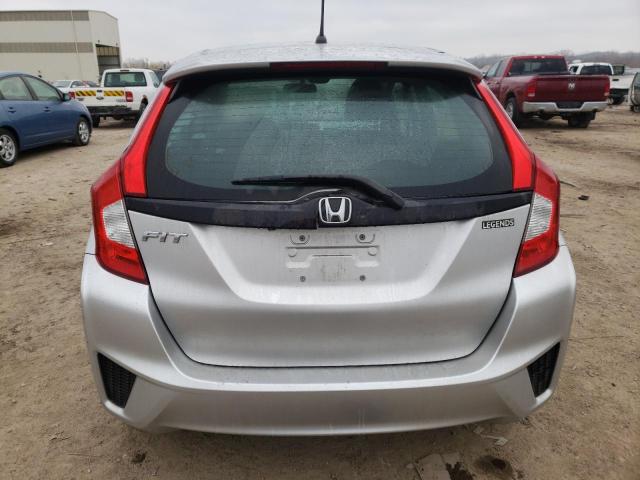 3HGGK5H54GM700473 - 2016 HONDA FIT LX SILVER photo 6