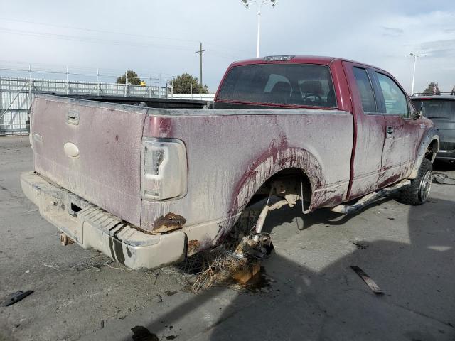 1FTPX14V76KC20657 - 2006 FORD F150 BURGUNDY photo 3