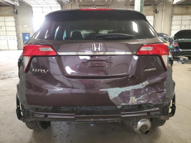 3CZRU6H5XNM726882 - 2022 HONDA HR-V EX PURPLE photo 6