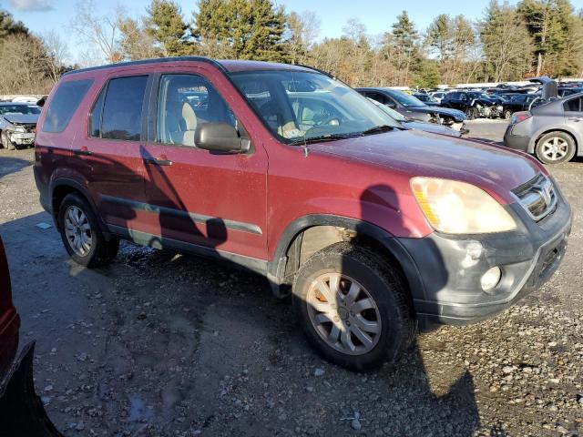 SHSRD78565U338329 - 2005 HONDA CR-V LX BURGUNDY photo 4