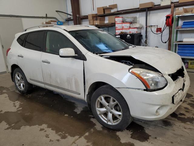 JN8AS5MV3BW262973 - 2011 NISSAN ROGUE S WHITE photo 4