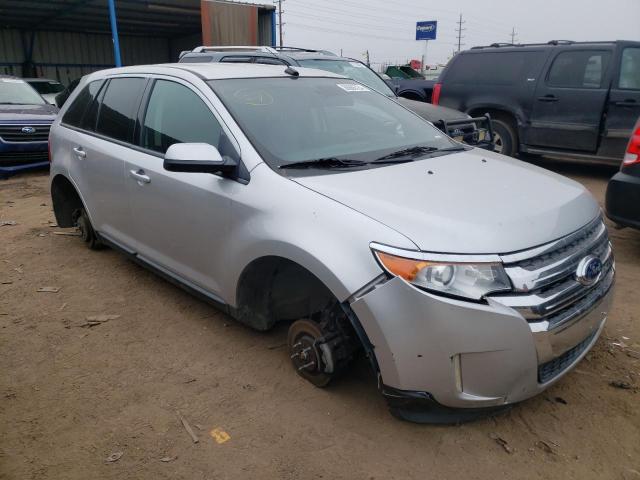 2FMDK3JC3DBC73021 - 2013 FORD EDGE SEL SILVER photo 4