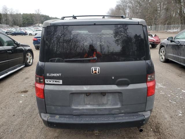 5J6YH28573L801495 - 2003 HONDA ELEMENT EX BLACK photo 6