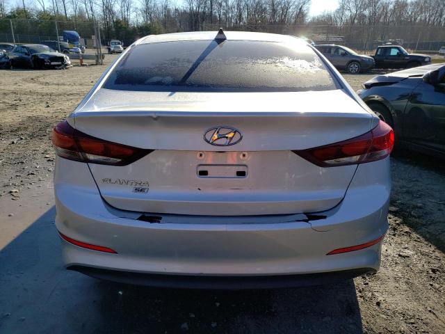 5NPD74LFXHH197259 - 2017 HYUNDAI ELANTRA SE SILVER photo 6