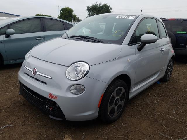 3C3CFFGE7HT621044 - 2017 FIAT 500 ELECTRIC  photo 2