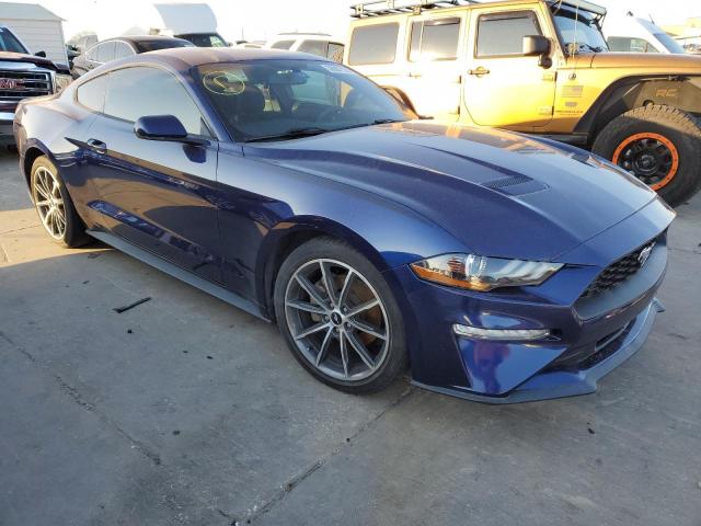 1FA6P8TH1K5168182 - 2019 FORD MUSTANG BLUE photo 4