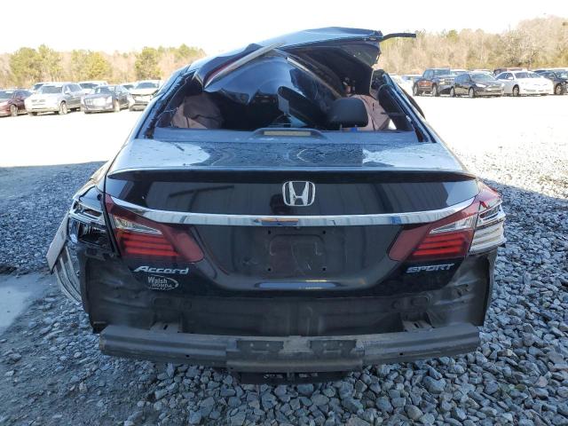 1HGCR2F55HA128680 - 2017 HONDA ACCORD SPORT BLACK photo 6