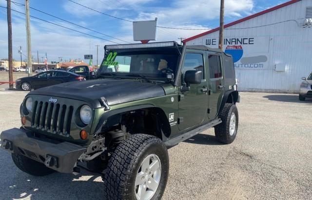 1J4GA39167L167894 - 2007 JEEP WRANGLER X GREEN photo 2