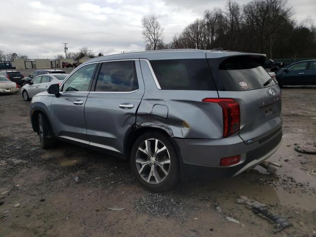 KM8R34HE1LU056849 - 2020 HYUNDAI PALISADE SEL BLUE photo 2