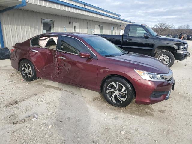 1HGCR2F36GA239073 - 2016 HONDA ACCORD LX MAROON photo 4