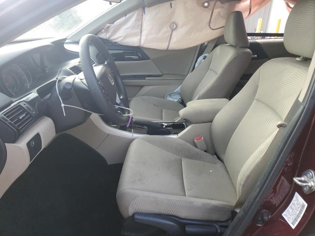 1HGCR2F36GA239073 - 2016 HONDA ACCORD LX MAROON photo 7