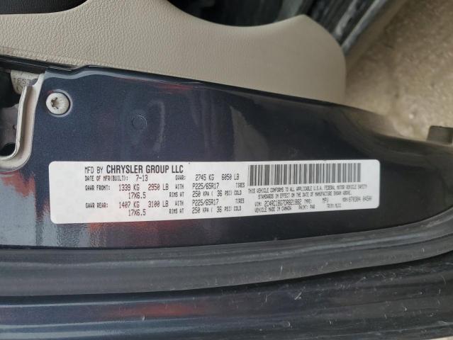 2C4RC1BG7DR821882 - 2013 CHRYSLER TOWN & COU TOURING BLUE photo 12