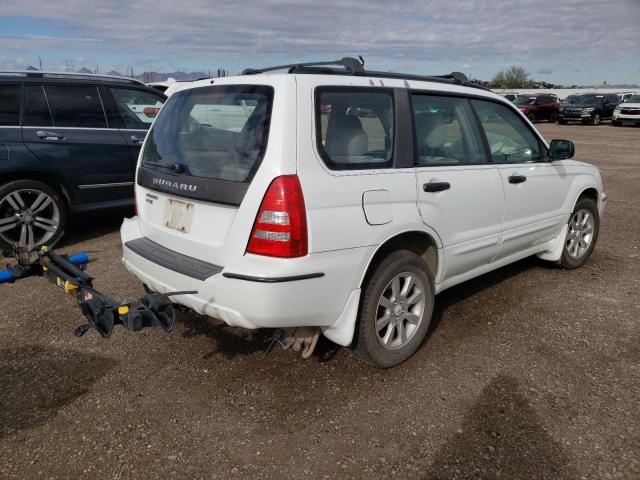 JF1SG65695G707817 - 2005 SUBARU FORESTER 2.5XS თეთრი ფოტო 3