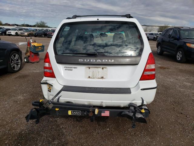 JF1SG65695G707817 - 2005 SUBARU FORESTER 2.5XS თეთრი ფოტო 6