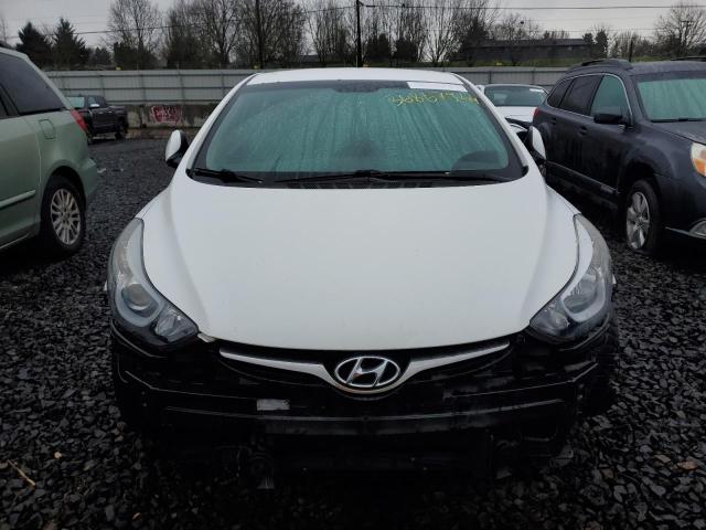 5NPDH4AE7EH469334 - 2014 HYUNDAI ELANTRA SE WHITE photo 5