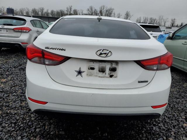 5NPDH4AE7EH469334 - 2014 HYUNDAI ELANTRA SE WHITE photo 6