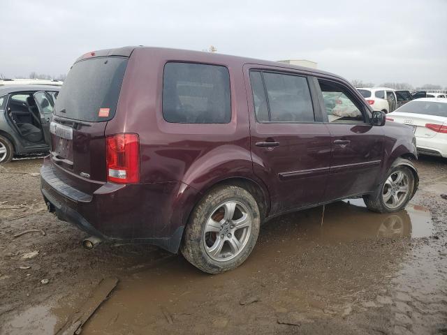 5FNYF4H46DB003783 - 2013 HONDA PILOT EX MAROON photo 3