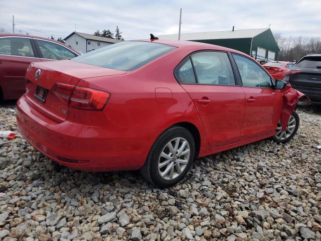 3VWB17AJ3FM419968 - 2015 VOLKSWAGEN JETTA SE RED photo 3