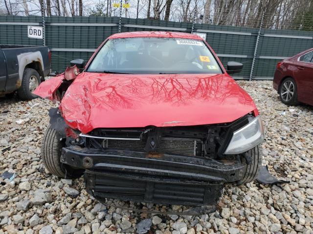 3VWB17AJ3FM419968 - 2015 VOLKSWAGEN JETTA SE RED photo 5