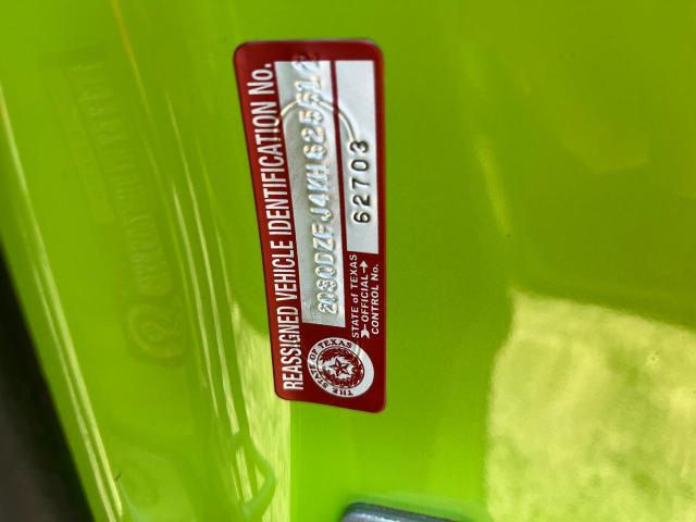 2C3CDZFJ4KH625512 - 2019 DODGE CHALLENGER R/T SCAT PACK GREEN photo 13