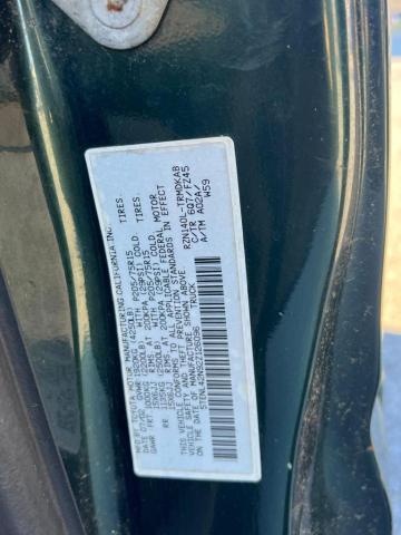 5TENL42N92Z126096 - 2002 TOYOTA TACOMA GREEN photo 10