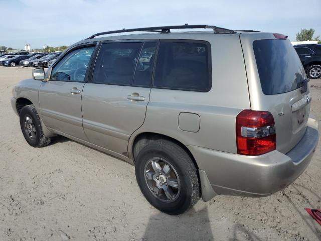 JTEGD21A740098709 - 2004 TOYOTA HIGHLANDER BEIGE photo 2