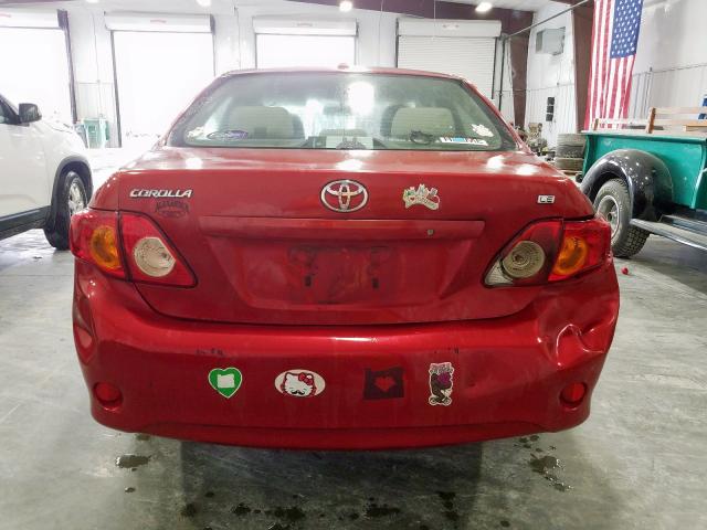 JTDBL40E79J026329 - 2009 TOYOTA COROLLA BASE  照片 9