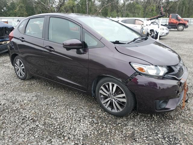 3HGGK5H83FM785038 - 2015 HONDA FIT EX PURPLE photo 4