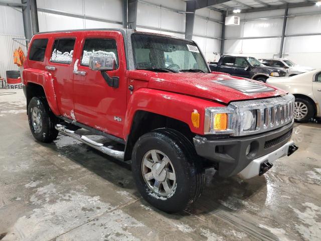 5GTEN13E788179177 - 2008 HUMMER H3 RED photo 4