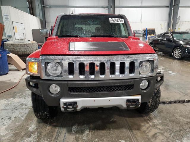 5GTEN13E788179177 - 2008 HUMMER H3 RED photo 5