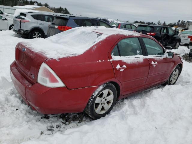 3FAHP01157R184342 - 2007 FORD FUSION SE RED photo 3