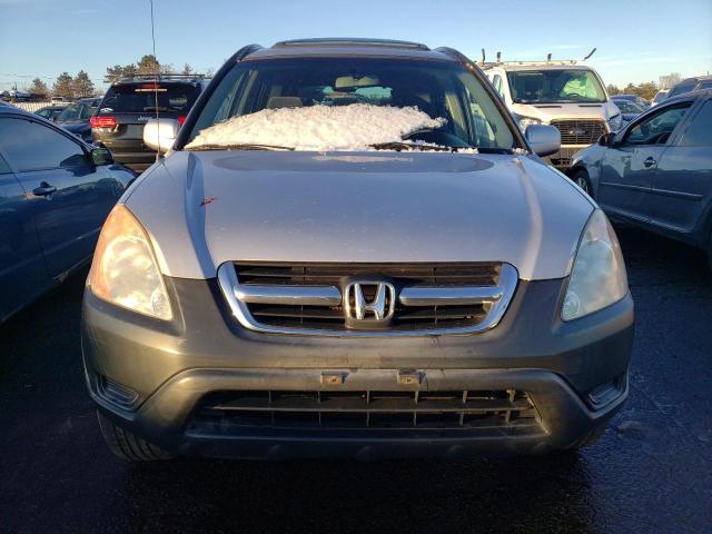 JHLRD78862C051103 - 2002 HONDA CR-V EX SILVER photo 5