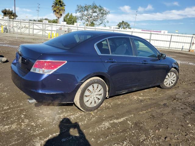 JHMCP263X8C027608 - 2008 HONDA ACCORD LX BLUE photo 3