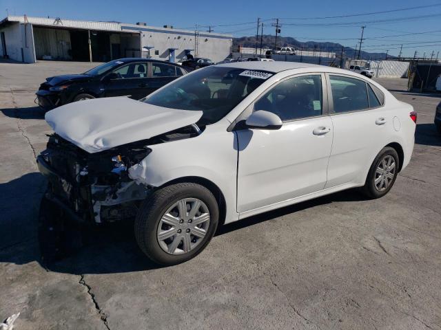 3KPA24AD4ME377905 - 2021 KIA RIO LX WHITE photo 1