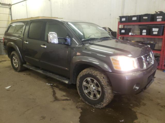 1N6AA07B24N526709 - 2004 NISSAN TITAN XE GRAY photo 4