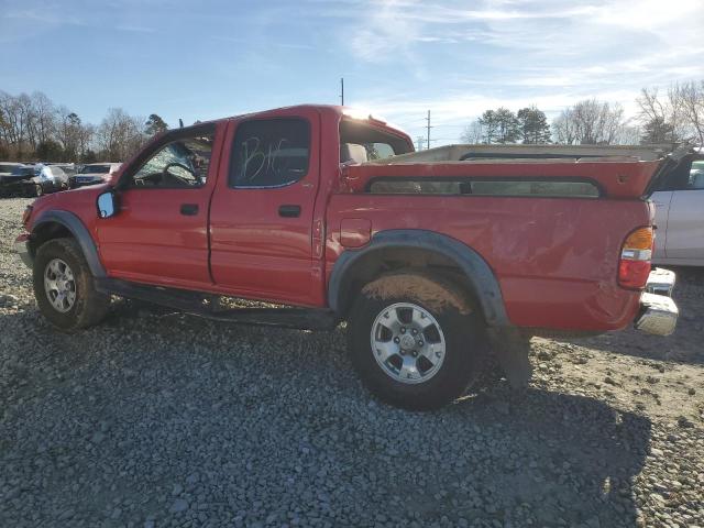 5TEGM92N81Z815077 - 2001 TOYOTA TACOMA DOUBLE CAB PRERUNNER RED photo 2