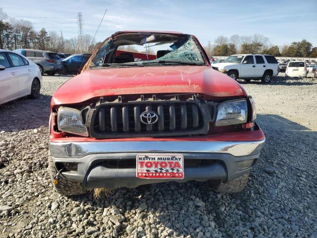 5TEGM92N81Z815077 - 2001 TOYOTA TACOMA DOUBLE CAB PRERUNNER RED photo 5