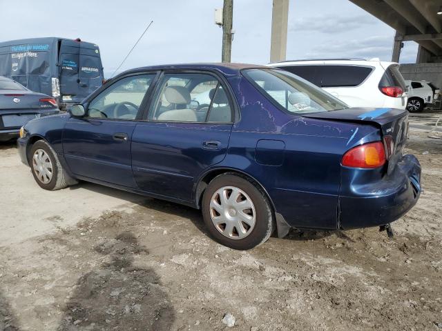 2T1BR18E42C576851 - 2002 TOYOTA COROLLA CE BLUE photo 2