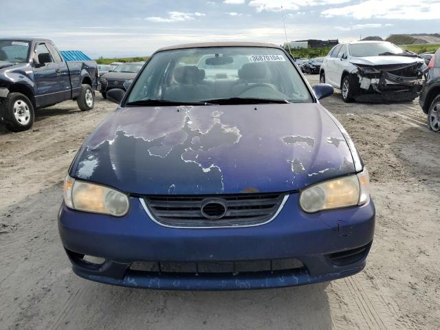 2T1BR18E42C576851 - 2002 TOYOTA COROLLA CE BLUE photo 5