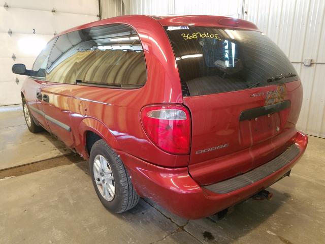 1D8GP24RX7B156464 - 2007 DODGE GRAND CARAVAN SE  photo 3