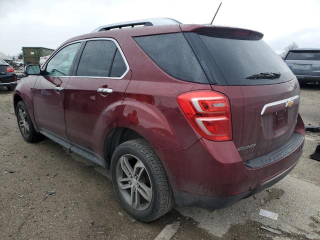 2GNALDEK5H1588501 - 2017 CHEVROLET EQUINOX PREMIER BURGUNDY photo 2